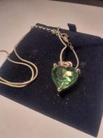 collier en cristal vert, Bijoux, Sacs & Beauté, Colliers, Neuf, Avec pendentif, Vert, Autres matériaux