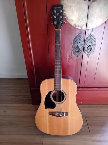 Linkshandige Ibanez gitaar, Enlèvement, Utilisé, Guitare Western ou Guitare Folk