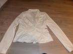 Veste blazer blanche Amelie Amelie - taille S, Comme neuf, Beige, Taille 36 (S), Enlèvement ou Envoi