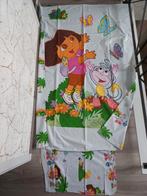 Set dekbedovertrek & kussensloop 'Dora' katoen 90x200 cm, Meisje, Dekbedovertrek, Ophalen of Verzenden, Zo goed als nieuw