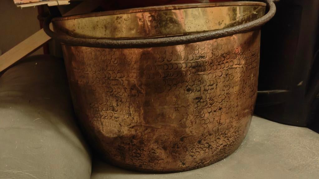 Koperen ketel diameter 45 CM, Huis en Inrichting, Ophalen