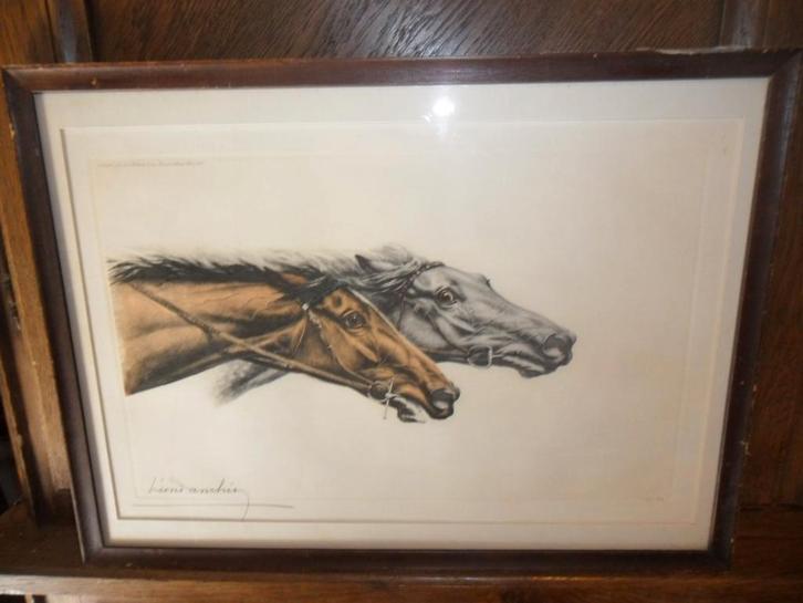 Ets van Léon Danchin, (Lille 1887-Bergues 1938), Antiek en Kunst, Kunst | Etsen en Gravures, Ophalen of Verzenden