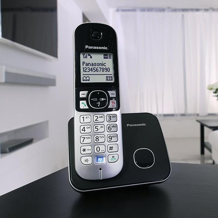 Panasonic Draadloze tel. voor vaste verbinding met oplader, Télécoms, Téléphones fixes | Combinés & sans fil, Comme neuf, 1 combiné