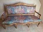 zetel in Louis XV stijl met een meer Art Nouveau stof, Antiek en Kunst, Ophalen