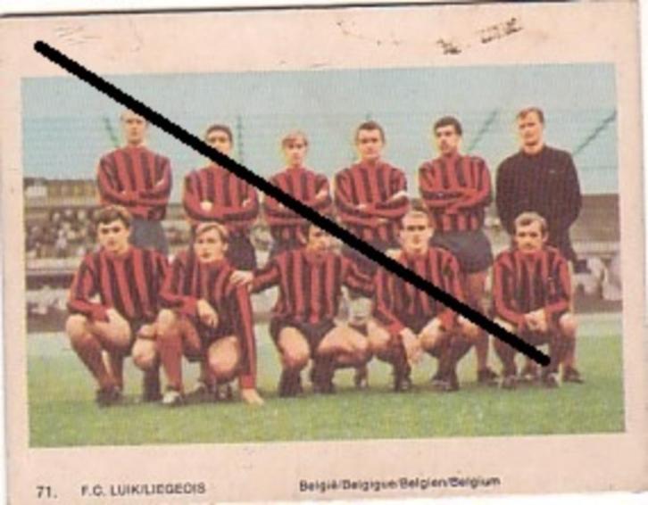 F.C. Luik / Liegeois, Verzamelen, Sportartikelen en Voetbal, Gebruikt, Poster, Plaatje of Sticker, Verzenden