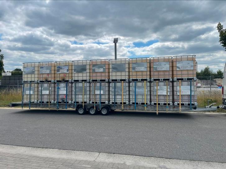 3assige aanhangwagen 10m 3,5ton+oprijplaten +lier +zijkanten, Doe-het-zelf en Bouw, Metalen, Ophalen