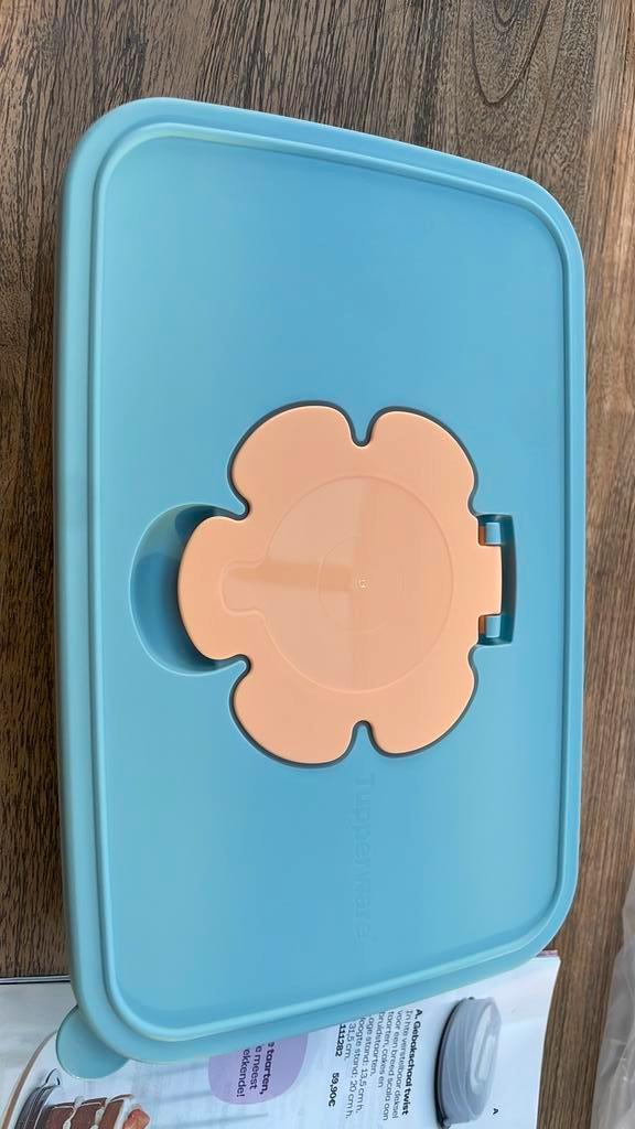 Babydoekjes doos, Huis en Inrichting, Keuken | Tupperware, Nieuw, Bus of Trommel, Blauw, Oranje, Ophalen of Verzenden