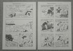 BD 2 planches à colorier de Tintin au pays des soviets 2017, Collections, Personnages de BD, Tintin, Image, Affiche ou Autocollant