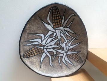 Grand plat en céramique de Namur - Odette Dijeux, Enlèvement