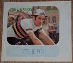 Vintage sticker Eddy Merckx 70s Joepie retro autocollant, Verzamelen, Stickers, Sport, Zo goed als nieuw, Ophalen