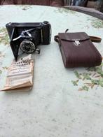 Appareil photo Coronet à soufflet année 1940 1948 avec étui, Enlèvement