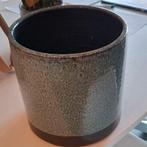 Blauw groene bloempot, Tuin en Terras, Ophalen, Zo goed als nieuw