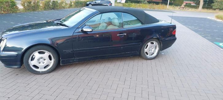 Clk 208 cabrio 230 compressor, Auto's, Mercedes-Benz, Particulier, CLK, ABS, Airbags, Benzine, Cabriolet, 2 deurs, Automaat, Zwart