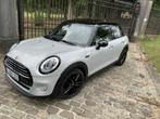 mini cooper **75000km**leder **navi**pano dak**17alu**led**, Auto's, Mini, Leder, 5 deurs, 3 cilinders, Zilver of Grijs
