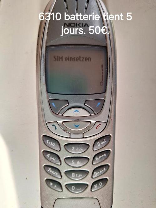 Nokia 6310 batterie neuve tient 5j, Télécoms, Téléphonie mobile | Nokia, Comme neuf, Enlèvement ou Envoi