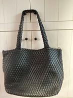 Zwarte gevlochten schoudertas, Envoi, Utilisé, Noir, Shopper