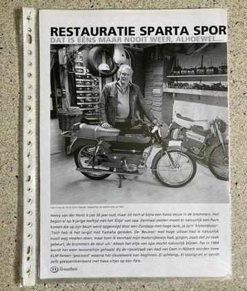 Unieke Map over de restauratie van een Sparta Sport 1963 beschikbaar voor biedingen