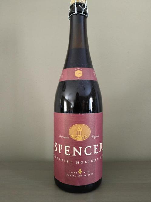 Amerikaans Trappistenbier Spencer Holiday Ale 75cl, Verzamelen, Biermerken, Zo goed als nieuw, Flesje(s), Overige merken, Ophalen of Verzenden