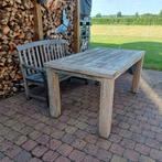 Tuintafel 160x 90 cm - Teak hardhout, Tuin en Terras, Tuintafels, Ophalen, Gebruikt, Rechthoekig, Teakhout