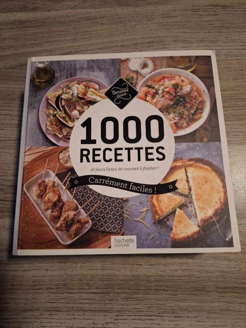 LIVRE DE CUISINE/1000 recettes, Boeken, Kookboeken, Zo goed als nieuw, Voorgerechten en Soepen, Hoofdgerechten, Taart, Gebak en Desserts