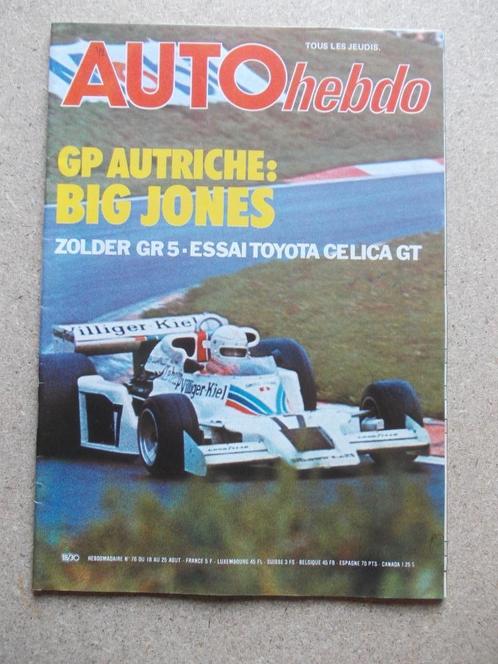 AUTO HEBDO 76 TOYOTA CELICA GT FIAT ABARTH 131 DIESEL 1977, Boeken, Auto's | Folders en Tijdschriften, Gelezen, Toyota, Ophalen of Verzenden