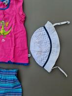 wit met blauwe muts, hoed tegen de zon 74cm, Enlèvement ou Envoi, Comme neuf