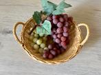 Lot de 2 grappes de raisin décoratives avec feuilles, Enlèvement, Comme neuf, Intérieur