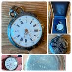 Vrij oud zakhorloge. zilver, Handtassen en Accessoires, Horloges | Antiek, Zilver