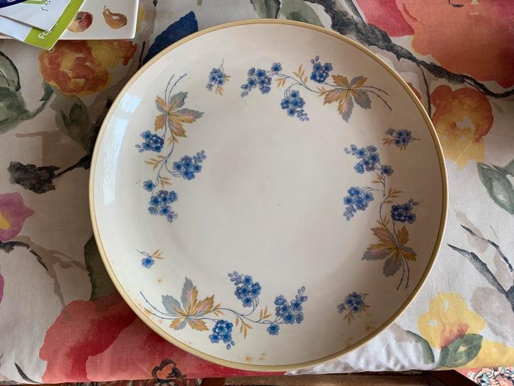 Vintage porseleinen bord 20e eeuw Midden-Europees, Antiek en Kunst, Antiek | Schalen, Ophalen