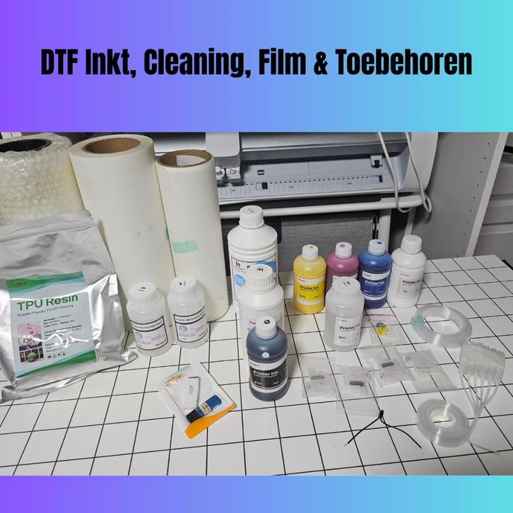 DTF Inkt - DTF Film, Cleaning & Toebehoren, Computers en Software, Printerbenodigdheden, Zo goed als nieuw, Overige typen, Ophalen