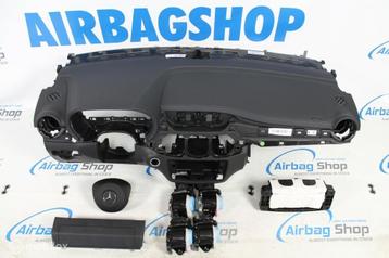 Airbag set - Dashboard grijs stiksel Mercedes B klasse AMG