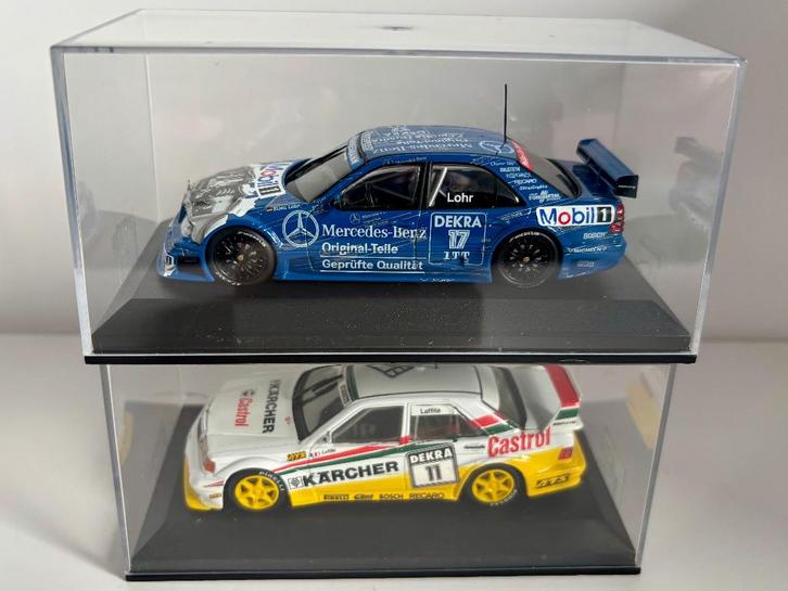 2 x Mercedes, Hobby & Loisirs créatifs, Voitures miniatures | 1:43, Comme neuf, Voiture, MiniChamps, Enlèvement ou Envoi