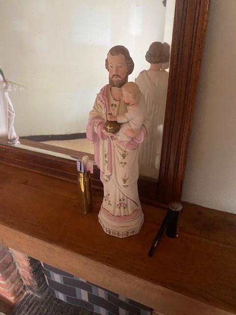 Beeldjes van Sint Jozef en Heilige Antonius van Padua, Verzamelen, Beelden en Beeldjes, Zo goed als nieuw, Ophalen