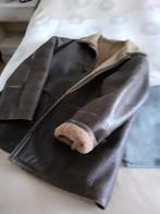 Gilet en cuir, laine à l'intérieur. Taille 42. Cuir marron, Vêtements | Hommes, Costumes & Vestes, Massimo Dutti, Brun, Porté