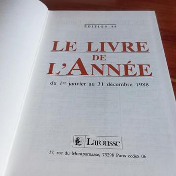 Larousse Het boek van het jaar 1988  beschikbaar voor biedingen