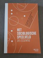 Cursus Sociologie: het sociologische speelveld: de essentie, Ophalen of Verzenden, Hoger Onderwijs, Acco, Zo goed als nieuw