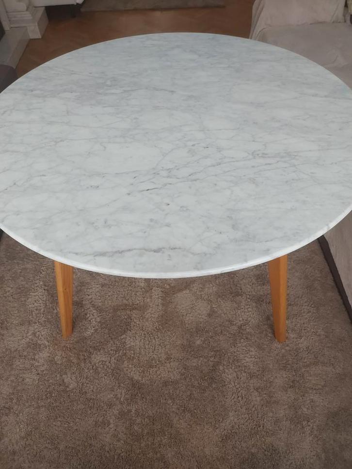 Eettafel echte marmer, Huis en Inrichting, Tafels | Salontafels, Ophalen