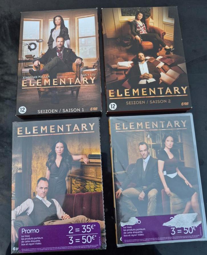 Elementary 4 coffrets intégral neuf, CD & DVD, DVD | Thrillers & Policiers, Neuf, dans son emballage, Enlèvement ou Envoi