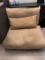 Zetelbed beige/bruin, 1m breed en 2,1m lang, Huis en Inrichting, Slaapkamer | Slaapbanken, Ophalen, Eenpersoons, 210 cm, Bruin