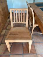Volledige eetplaats in teak. Lengte tafel 2m hoogte 77cm, Huis en Inrichting, Ophalen, Zo goed als nieuw