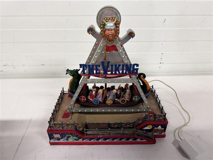 A7087. The Viking vliegend schip, kerst, kersthuisje, Diversen, Kerst, Gebruikt, Ophalen of Verzenden