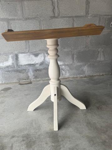 Table d'Appoint avec Plateau Amovible Style Campagne, Enlèvement, Utilisé, Bois