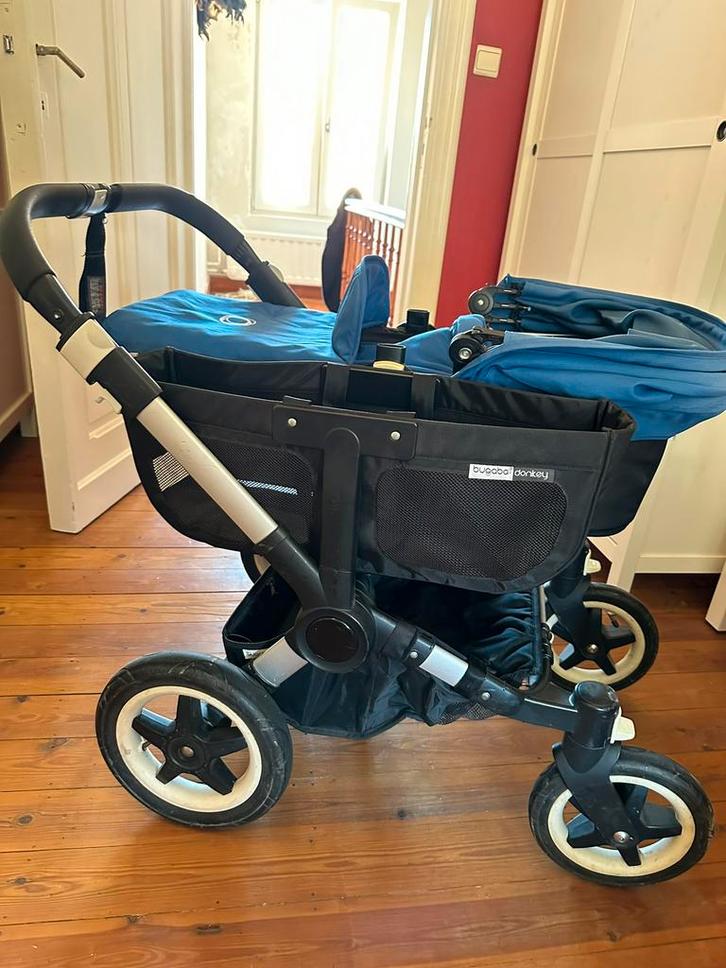 Bugaboo Donkey 5 Twin tweeling kinderwagen, Enfants & Bébés, Poussettes & Combinaisons, Utilisé, Poussette combi, Bugaboo, Voiture duo