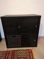 Kallax noir avec accessoires, Maison & Meubles, Enlèvement