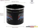 VW | Grande tasse à café en émail Volkswagen | Nouveau, Neuf, -, -, Autres types