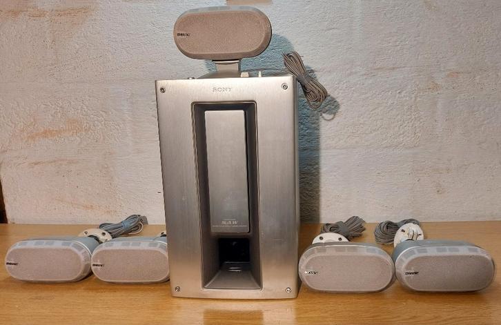 Sony Home Cinéma 5.1 avec Sub SA-WMS7 + 4 sat et un cent, TV, Hi-fi & Vidéo, Ensembles home-cinéma, Utilisé, Système 5.1, 40 à 70 watts