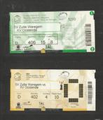 Z. Waregem - KV Oostende : 6 (gebruikte) tickets : 2015-2019, Verzamelen, Overige typen, Gebruikt, Ophalen of Verzenden
