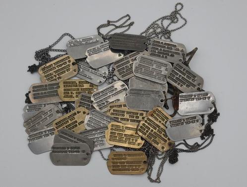 Gezocht: US WWII Dogtags & ID bracelets, Verzamelen, Militaria | Tweede Wereldoorlog, Landmacht, Kleding of Schoenen, Ophalen of Verzenden