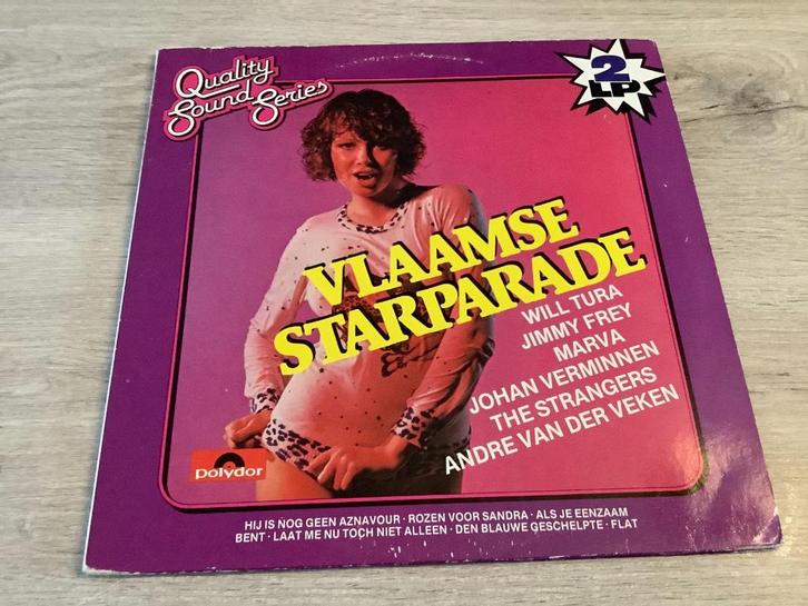 Vinyle Flemish Starparade double LP, CD & DVD, Vinyles | Néerlandophone, Comme neuf, Chanson réaliste ou Smartlap, 12 pouces, Envoi