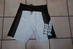 Short maillot Bermuda Boardshort blanc et noir Taille S TBon, NO FEAR, Taille 46 (S) ou plus petite, Short de bain, Enlèvement ou Envoi